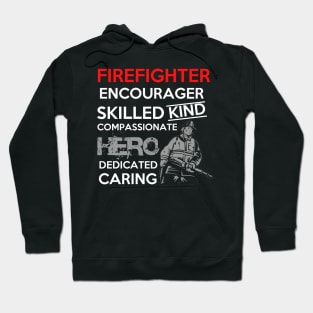 Firefighter Wife Gift - Pride , dedication , courage Gift Hoodie